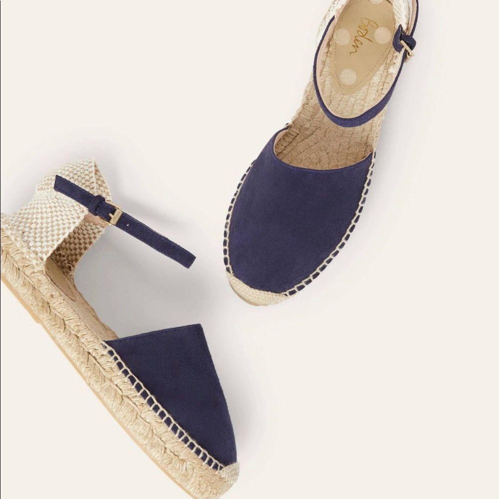 Boden Navy Espadrilles